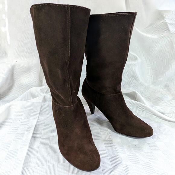 Steve Madden Brown Heeled Boots - Picture 11 of 14